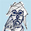 Tin Man, available in digital print only, based on a pen and ink original by Pescatore, 9x11, ©1978, category DIGITAL